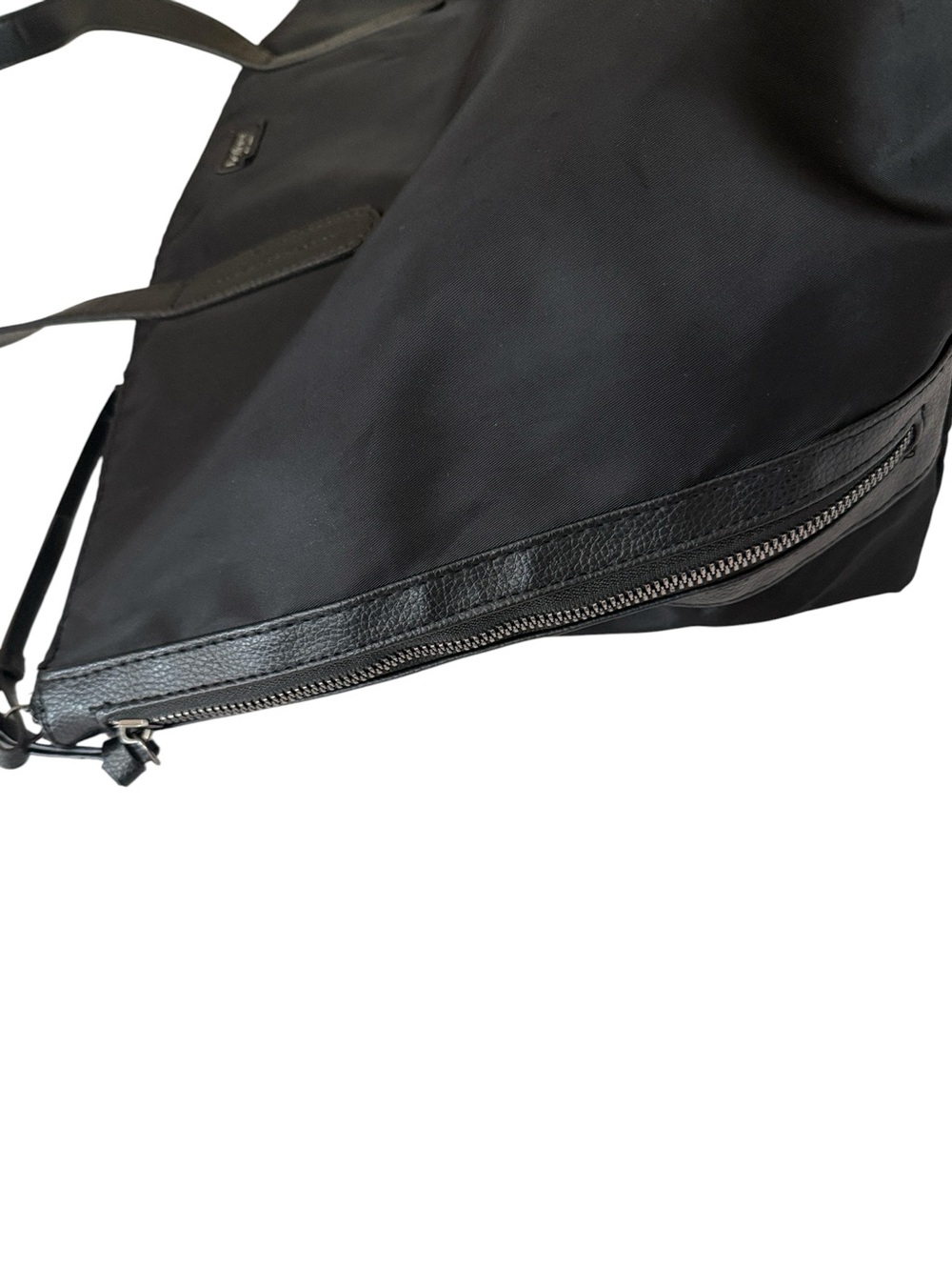 Botkier vibes Black Tote Bag - Classic Everyday Carry, nylon/cloth, 18”x11”x8” - Picture 6 of 12
